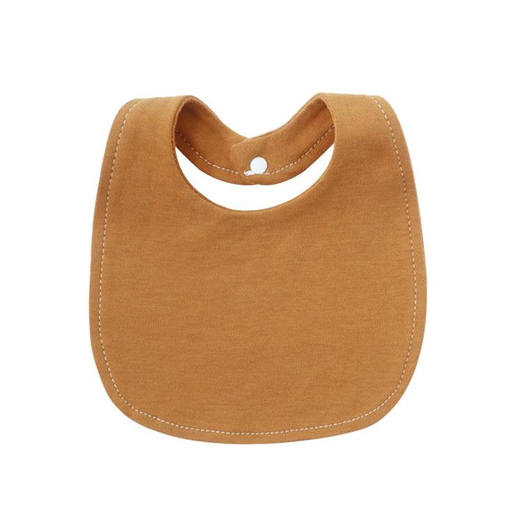 Newborn Baby Bibs Pure Cotton Double Layer Drool Bibs High Absorbency Burp Cloths For Infants Toddlers Soft Skin Friendly