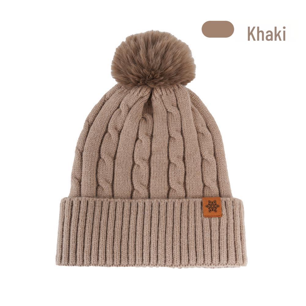 Women's Winter Knit Hat, Scarf, and Gloves Set - Double Layer Fleece Lined for Warmth