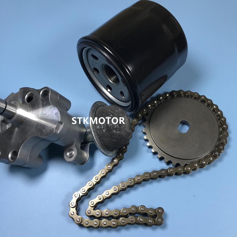 ATV Oil Pump Driven Sprocket Oil Filter and Pump Chain Repair Kits For HISUN 500 700 500CC 700CC Quad Parts
