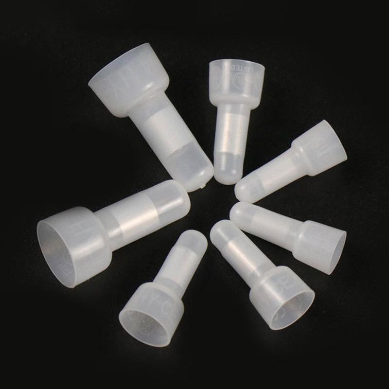 100/250Pcs Nylon Insulated Closed End Crimp Terminals Connectors 22-16/16-14/12-10 Gauge Crimp Cap Kit