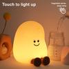 Kids Night Light with 3 Brightness Levels And 7 Color Modes Potato Design Soft Silicone Touch Rechargeable 30-Min Timer Bedside Lamp