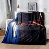 Barcelona's Messi Action Blanket Comfortable Great for Sofa Picnics Office for All Occasions Modern Style Gifts For Family Or Friends