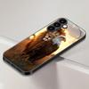 Lion Eagle Pattern Tempered Glass Phone Case Suitable for Samsung Galaxy S26 S25 S24 S22 S21 S20 FE/Ultra/Plus Scratch Resistant