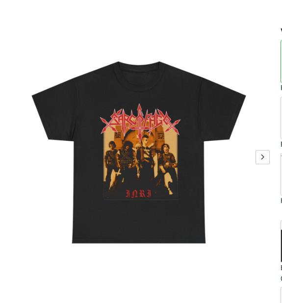Sarcofago Inri TShirt Short Sleeve Black Cotton Unisex Size S to 5XL Unisex T-Shirt XXXL