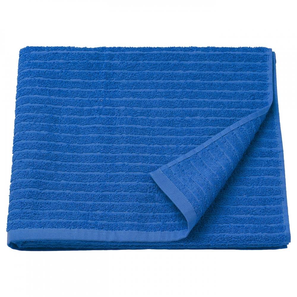 

Банное полотенце IKEA VÅGSJÖN BOXEN, ярко-синий, 70x140 см