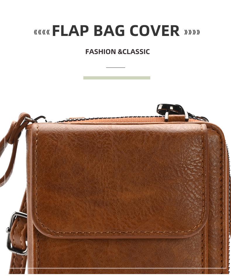 2024 Bestseller Retro Dámská Peněženka & Crossbody Taška na Mobil