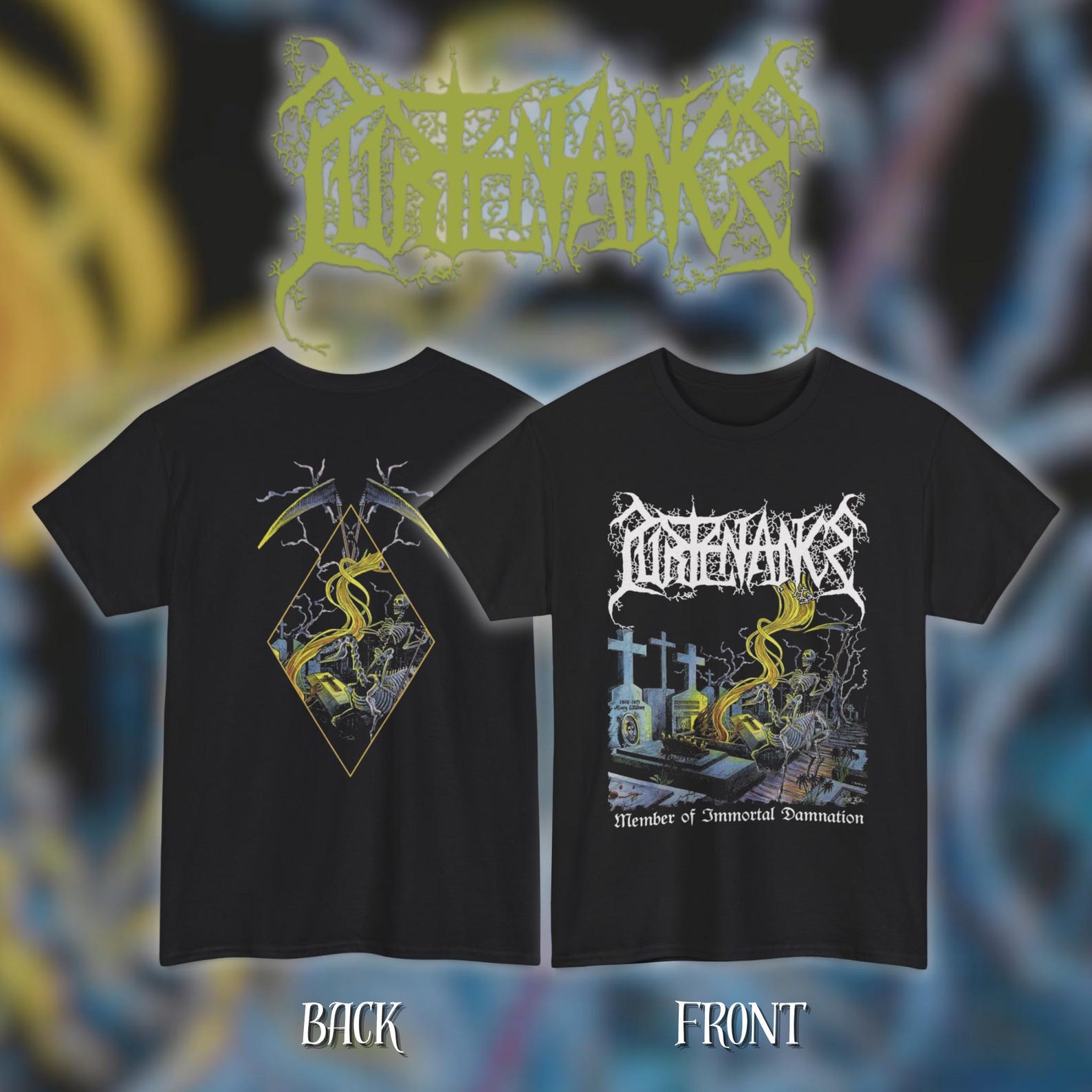 Purtenance - Member Of Immortal Damnation | Gildan Heavy Cotton Tee | Size- S, M, L, XL, 2-3 XL S