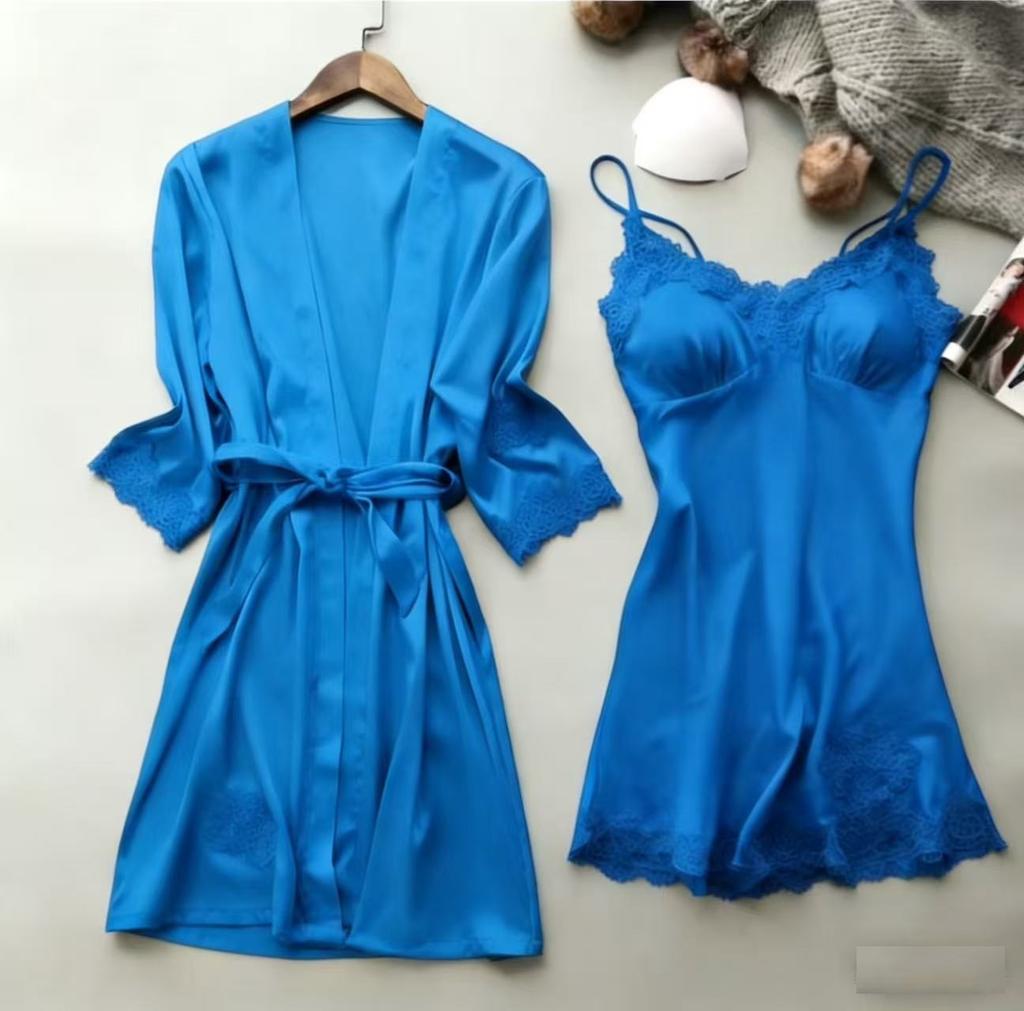 Europe and the United States popular sexy lingerie lace suspender lace nightdress women's loungewear two-piece set source