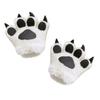 SAFIGLE 1 Piece Cat Gloves, Creative Animal Palm Gloves, Wolf Stuffed Animal Costume, Panda Plush Toy, Plush Palm Gloves, Paw Gloves, Simulation