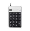ELECOM Wired Membrane Medium 10 Million Clicks Silver TK-TCM011SV Keypad, Size, Durable,