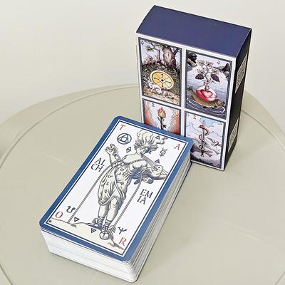 The Alchemical Tarot 12*7cm Renewed 6th Editiona 80-card Tarot Deck Links Between Alchemical Symbolism and Traditional Imagery