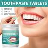 30pcs Mint Flavors Solid Toothpaste Tablet Remove Bad Breath Smoke Stains Fresh Breath Combating Tooth Decay Oral Hygiene Care