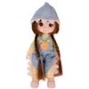17cm Baby Doll Princess Dress-Up Set - Cute BJD Toy Birthday Gift for Girls