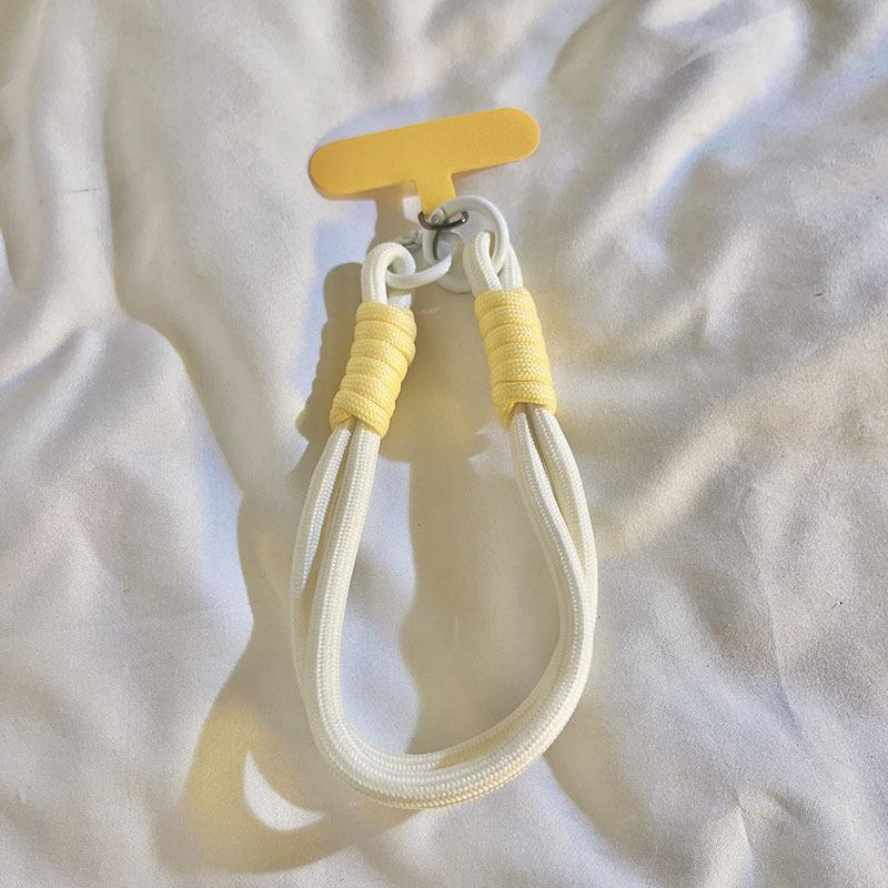 Multicolour Hand Woven Keychain Mobile Phone Lanyard Anti Lost Knot Rope Strap Key Ring Men Women Car Key Holder Accessory