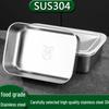 304 Stainless Steel Food Sample Collection Box with Lid