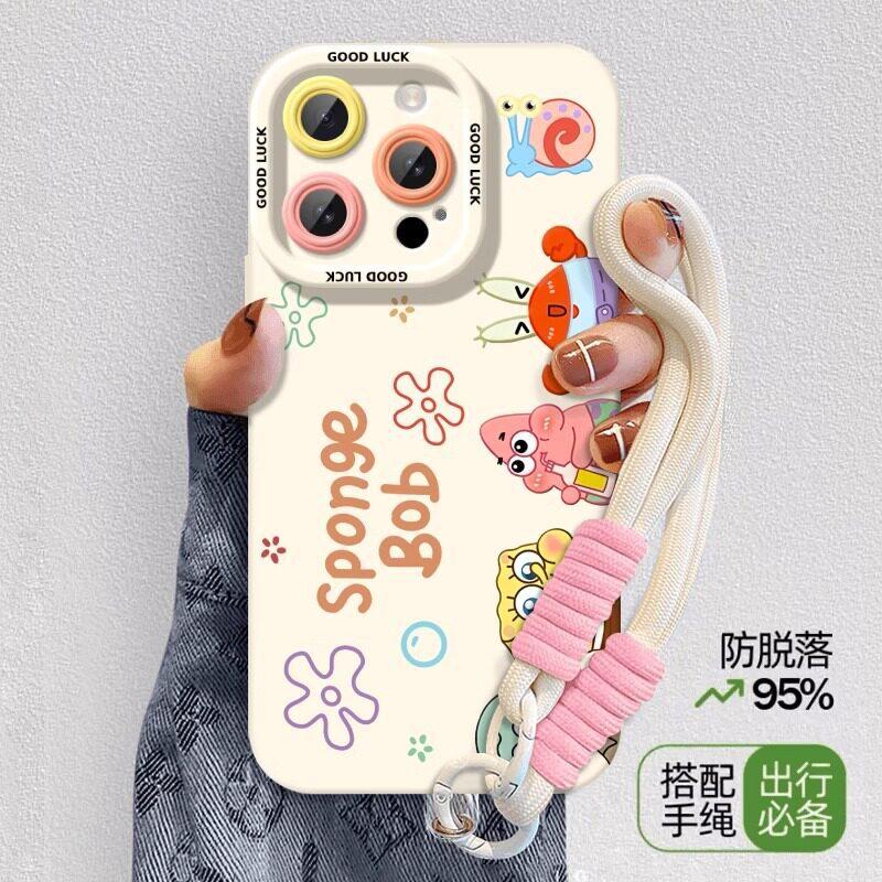 SpongeBob SquarePants iPhone11 Mobile Phone Protective Case New Apple 11promax Silicone 11pro High-end Female