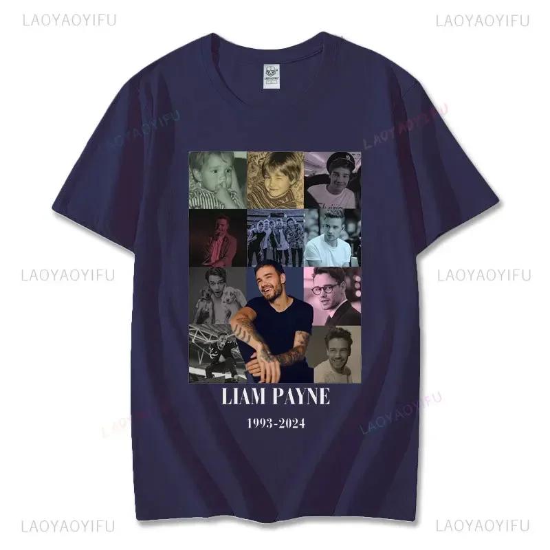 Rip Liam Payne Shirt One Direction T-Shirts In Memory of Liam Payne Tee-Shirt Reunion Tribute Short Sleeve Unisex Cotton Tshirt