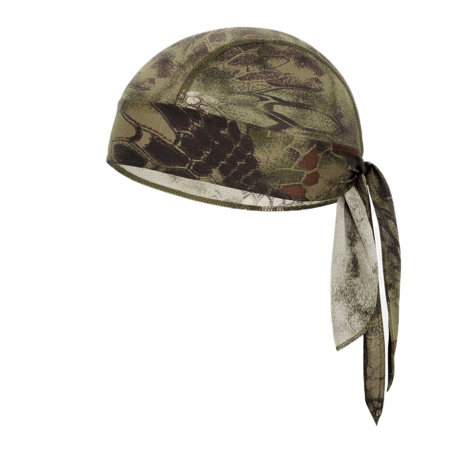 

Kakatrend Bandana Cap, Yellow, Snake Print, Camouflage, Quick Dry, Sweat Absorbent, Pirate Hat, UV Cut, Sweat Stopper, Men s, Breathable Material,