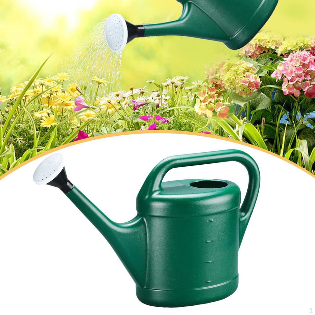 Garden Watering Can Gardening Tool Ergonomic Sprinkling Kettle Pot for Lawn, Farm House,