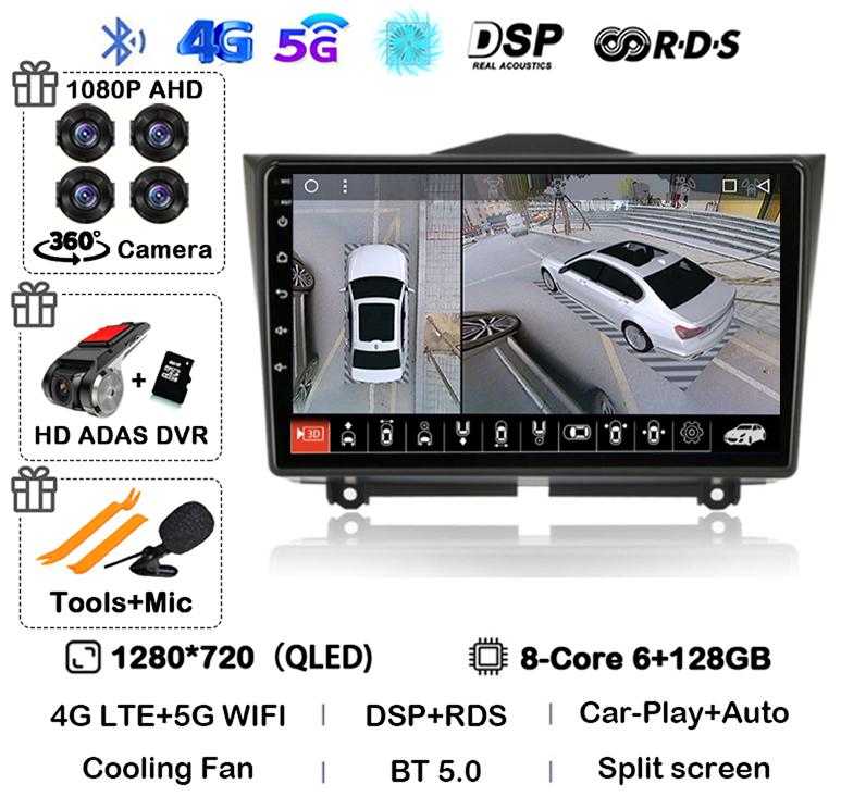 Android 14 Carplay Auto Car Radio For LADA BA3 Granta Cross 2018 2019 GPS Navigation Multimedia Video Player Stereo 2 Din DVD 4G