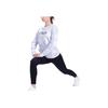 FILA Athletics Tie-Dye All-Over Print Cashew Flower Knit Sports Crewneck Sweatshirt Women sweatshirt Mist-Blue A11W211202FBU