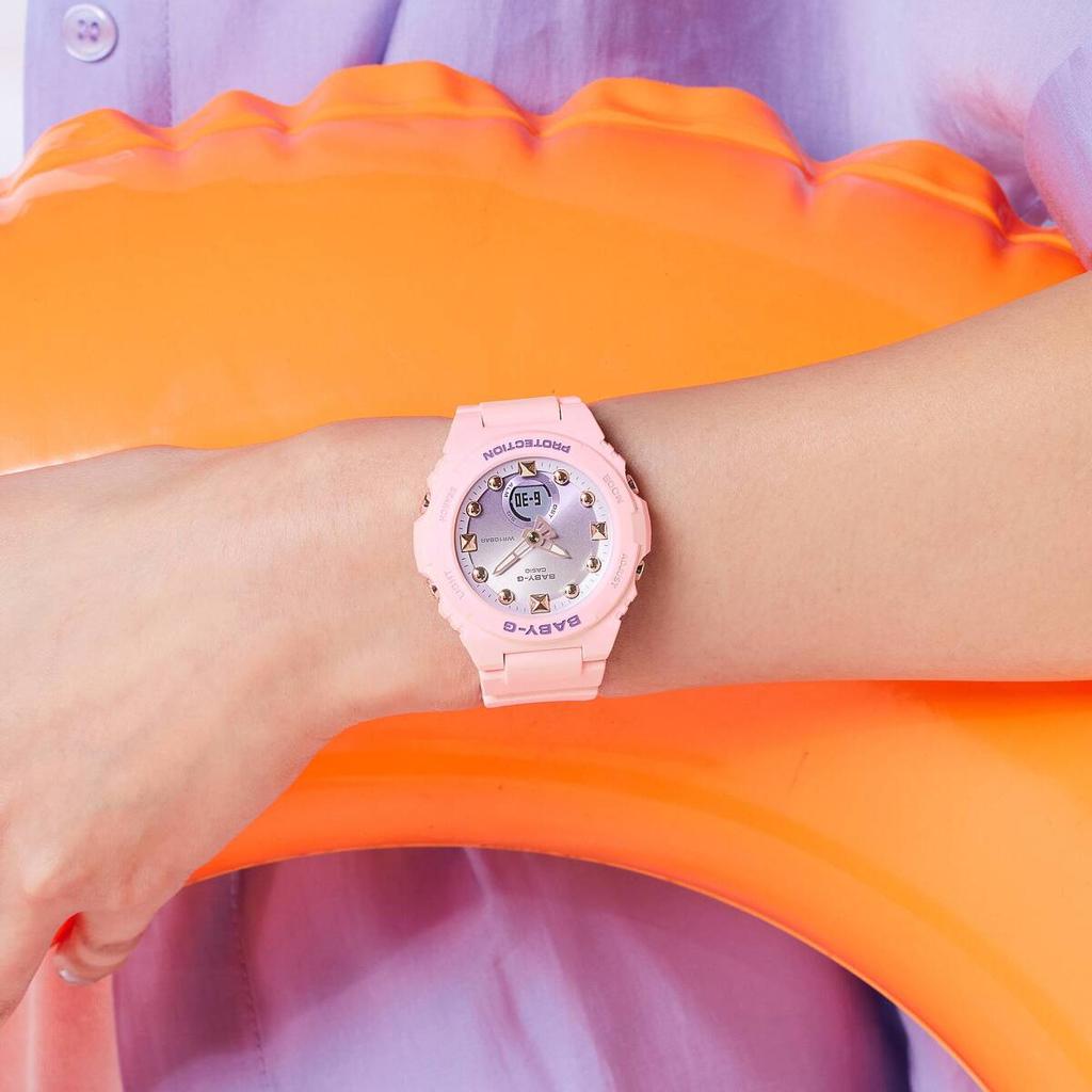 CASIO Series Beach Design Pink Watch New Baby-G BGA-320 BGA-320-4A Women's Brand