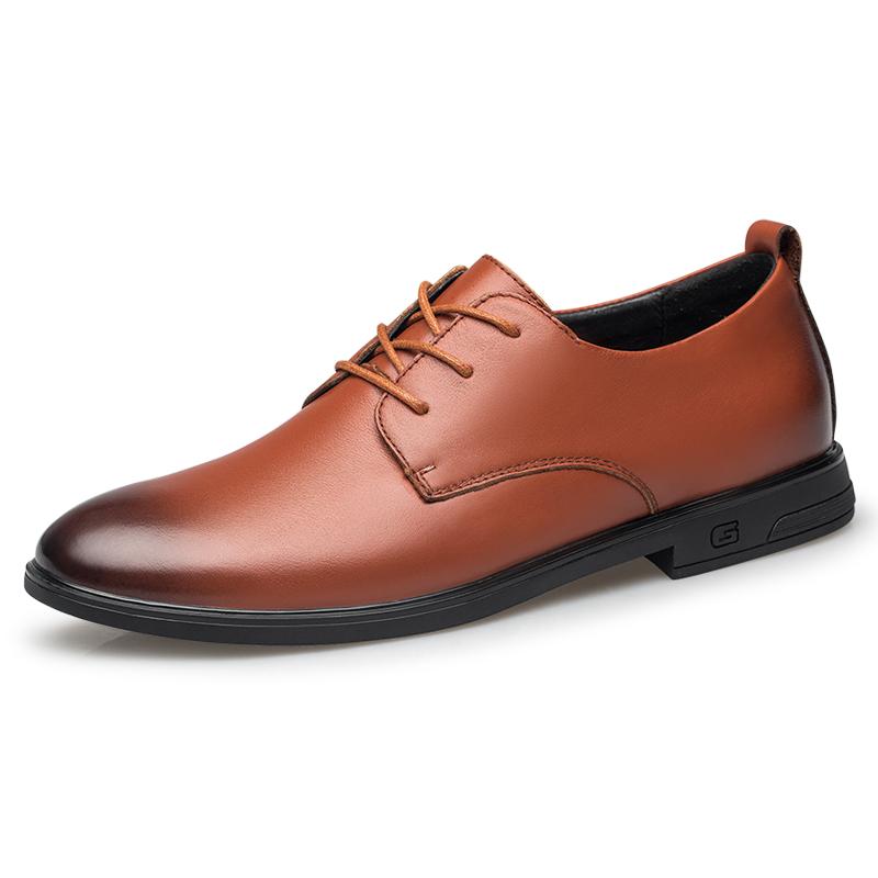 Fashion Mens Leather Shoes Formal Genuine Leather Business Handmade Dress Shoes For Men High Quality Casual Oxfords Luxury Brand