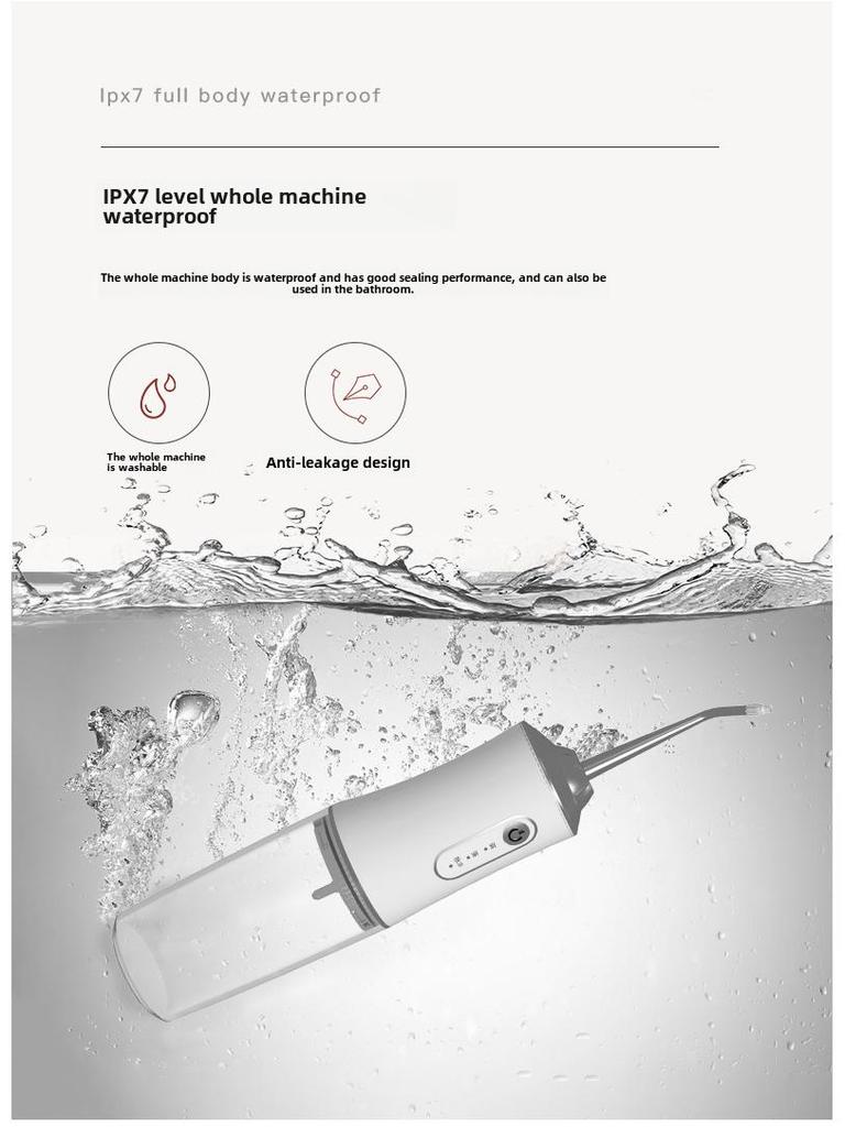 Portable Electric Water Flosser: Tooth Cleaner & Oral Care Spray.
