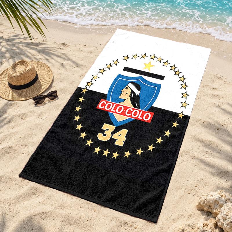 Collingwood Football Club Microfiber Beach Towel Quick Dry Sand Free Lightweight Beach Towels for Travel Swimming Camping