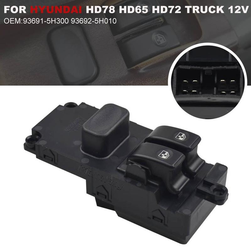 12V For Hyundai HD78 HD65 HD72 Truck Power Master Window Switch 93692-5H010 93691-5K500 93691-5H900 93691-5H000 93691-5H300