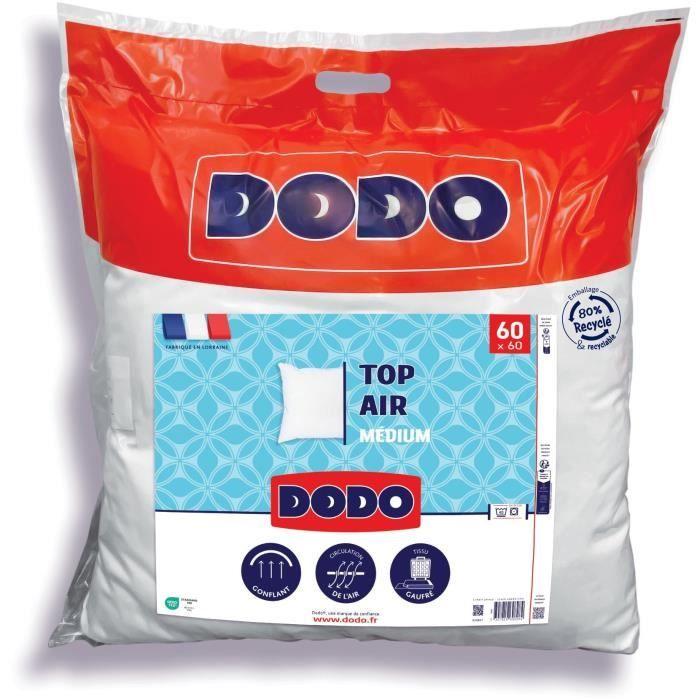 Pillow - DODO - MEDIUM TOP AIR - 60 x 60 cm - White bianco