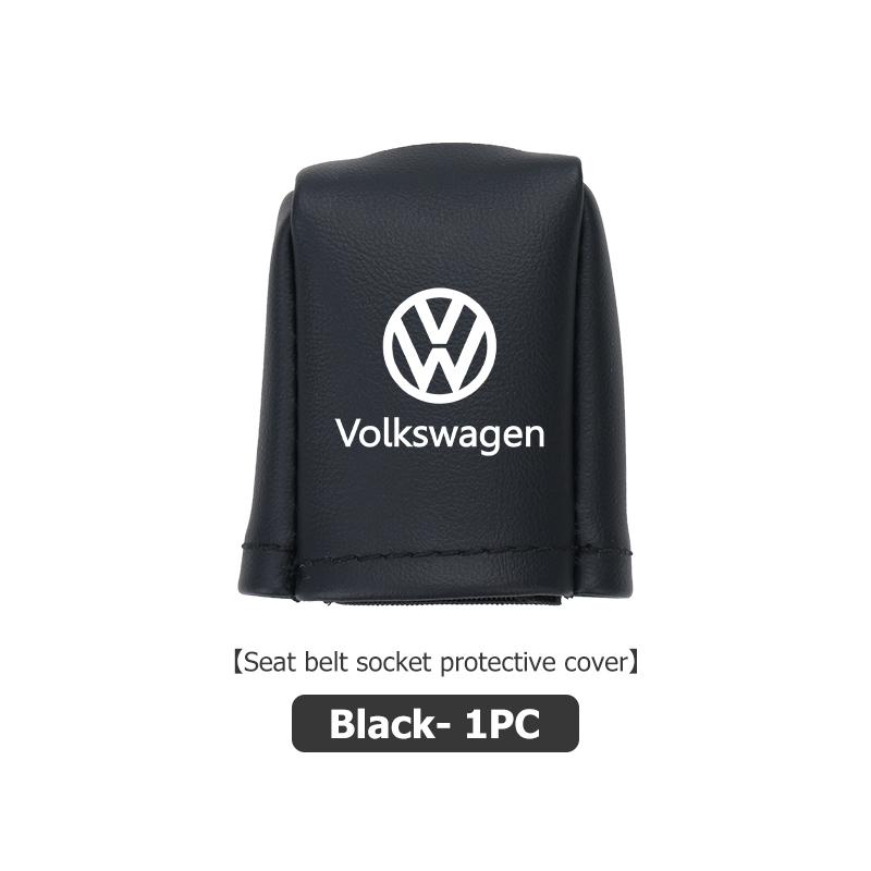 For Volkswagen VW Universal Car Front Seat Belt Buckle Protect Cover Anti Scratch Passat Golf 4 5 6 Tiguan Polo Scirocco Jetta QR9