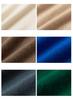 Women's Slim-Fit Ribbed Cashmere Sweater - Solid Color, High-Neck, Knitted Top for Autumn/Winter