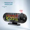 RGB LED Projection Alarm Clock with Temperature and Humidity Display