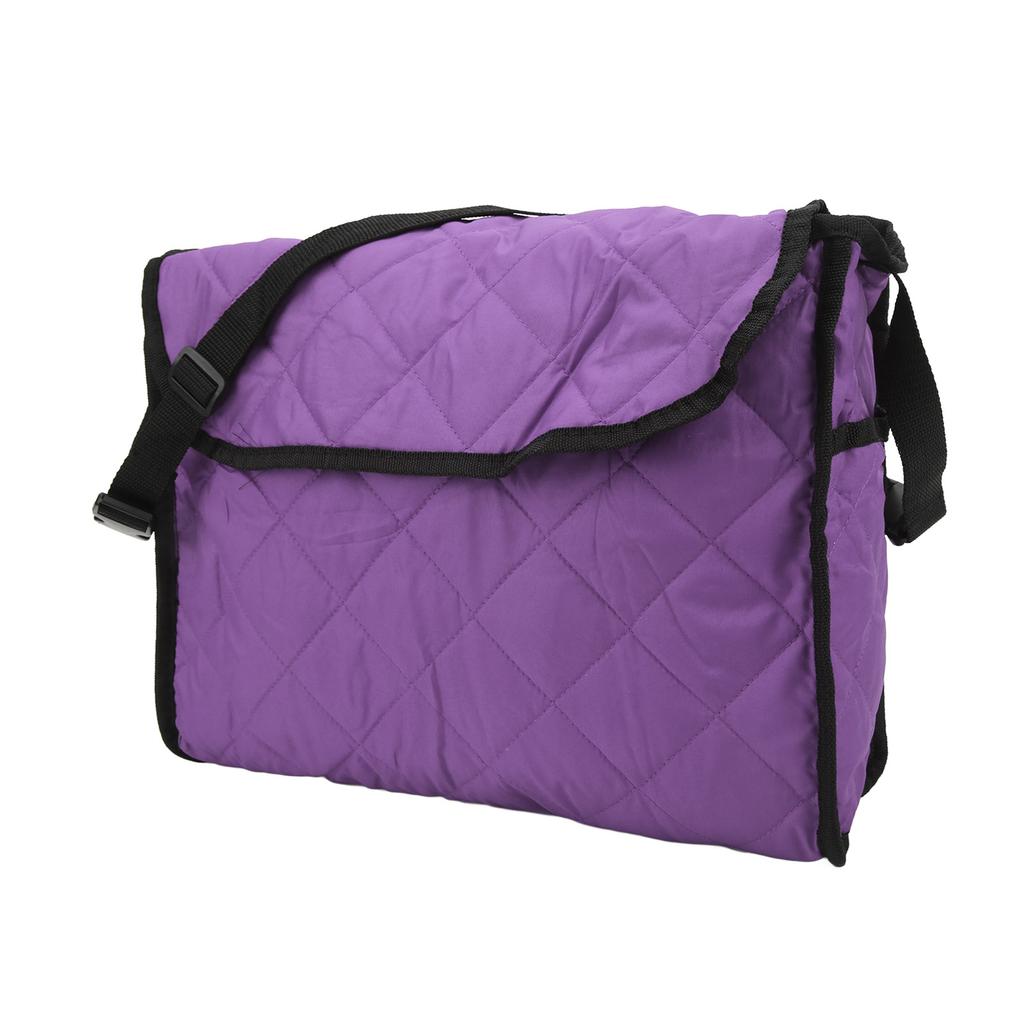 Wheelchair Hanging Storage Bag Quilted Cotton Household Walker Accessories for Scooter Trolley