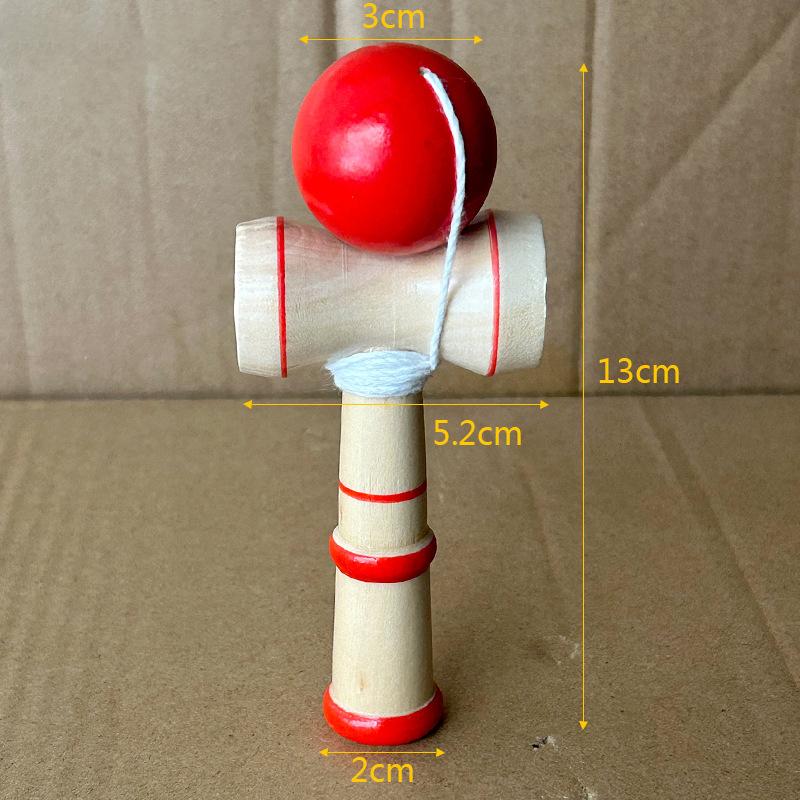 Wooden Toy Professional Skillful Juggling Ball Catch Ball In Cup Traditional Game Hand Eye Coordination Education For Children