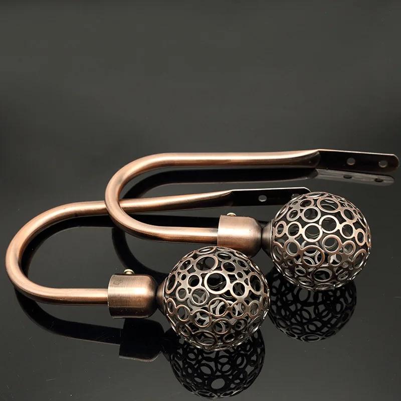 Carved Small Crystal Ball Aluminum Alloy Curtain Wall Hook Crystal Curtain Storage Vacation Home Decoration