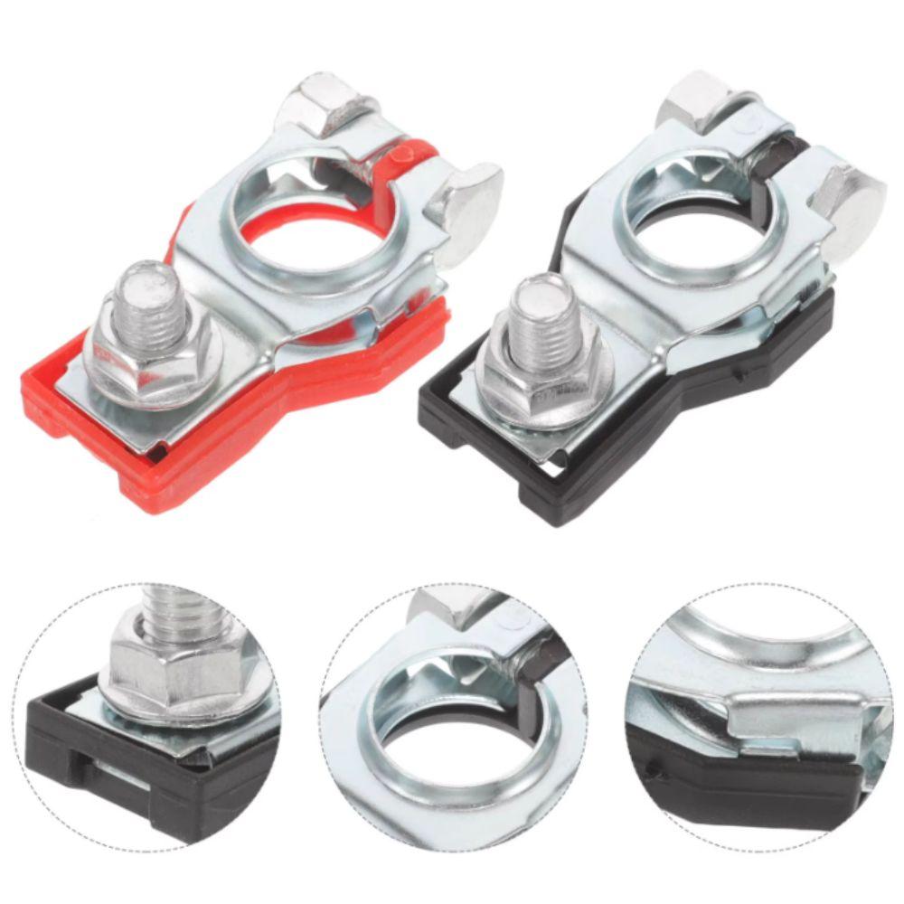 Universal Battery Terminals Positive Negative Terminal Connectors Clamp Clip Battery Terminal Car