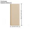 2pcs Self Adhesive 3D Wall Sticker Soft Bag Design Leather Soft Wall Panels Anti-collision 10mm Thick Anti-collision Wall Fence