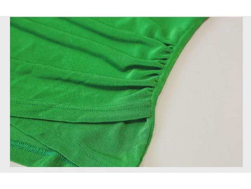 2024 Sommer V-Ausschnitt Slim Kurzarm Mesh T-Shirt Pullover für Damen