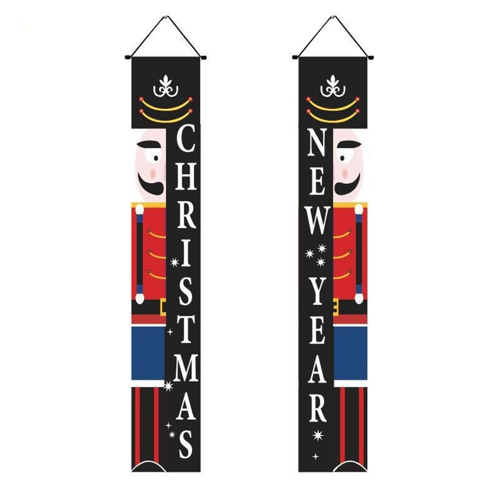 

Christmas Couplets, Holiday Decorations, Party Decorations, Christmas Couplets, Door Curtains, Hanging Cloths One Size
