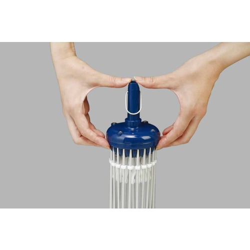 Twinmall Aluminum Clothes Drying Hanger for Parasols, Navy, 44cm Tall, BEILU BE-08N