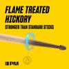 PROMARK Larnell Lewis Signature Series Hickory FireGrain Acorn WoodTip X Drumsticks, RBLLW-FG (412.8 14.7mm)