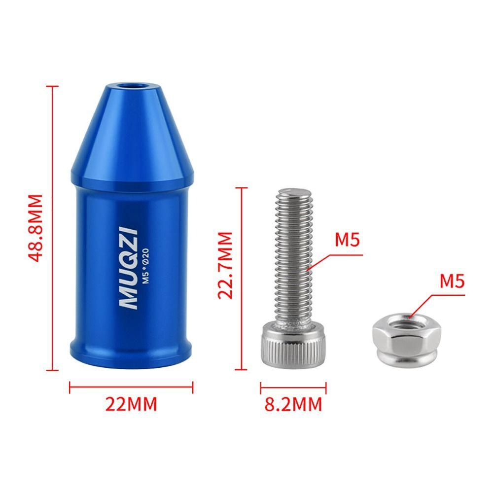 Aluminum Alloy Bicycle Light Tube Bracket M5 Bolt Bike Light Mount Bike Front/Rear Wheel