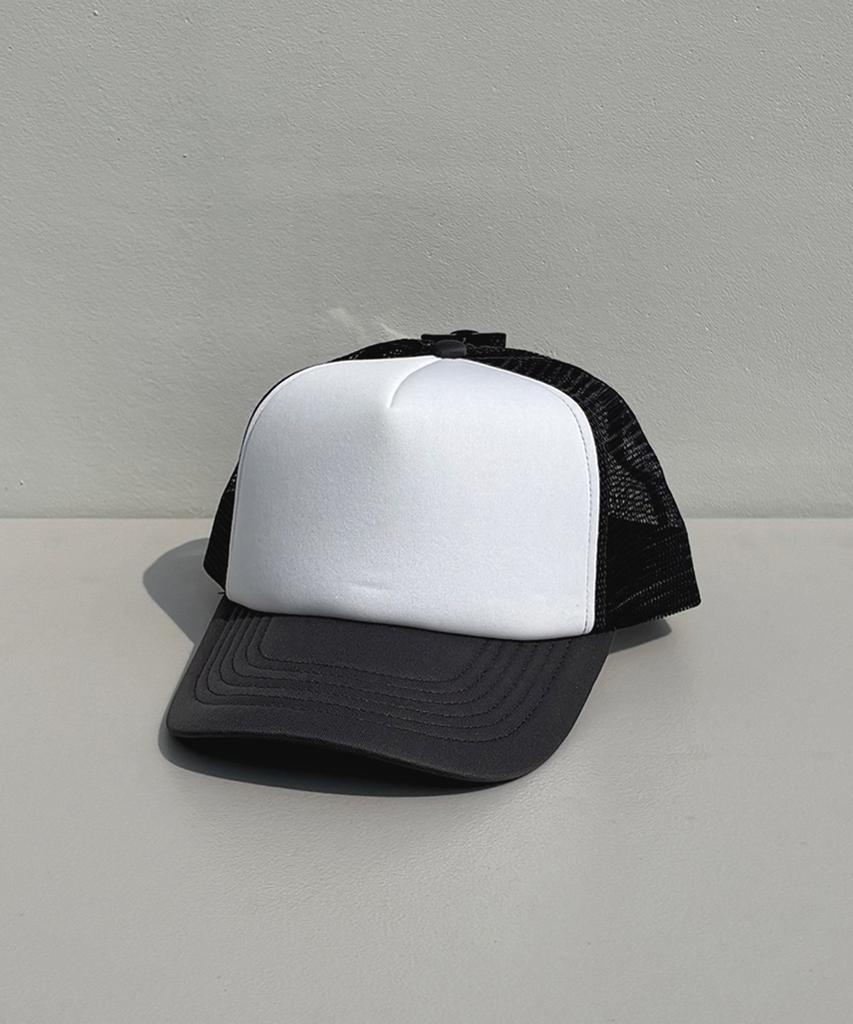 Nyuhaeteun Poly Mesh Cap (White/Charcoal)