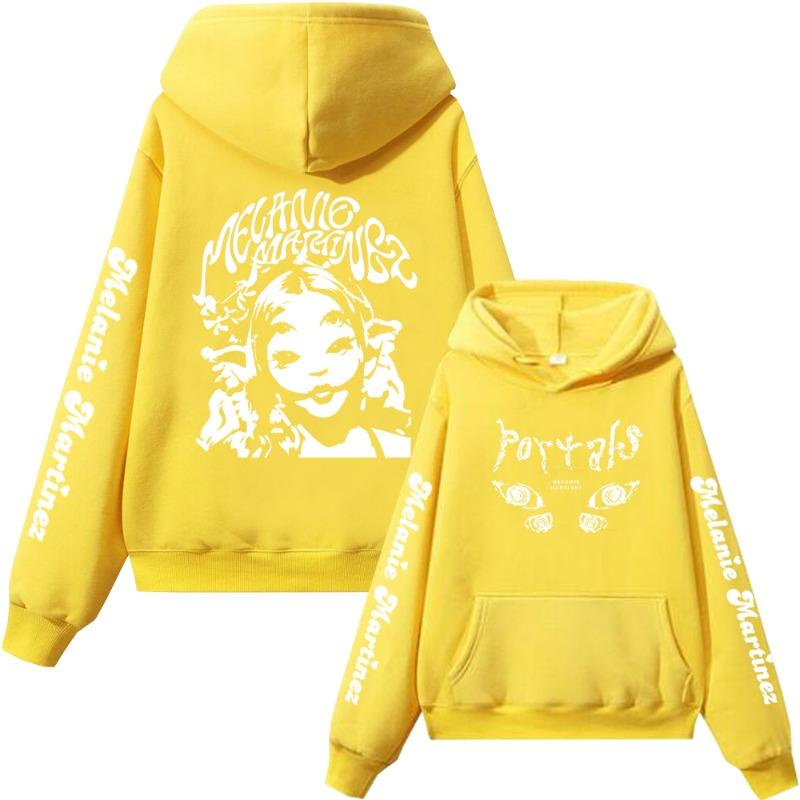 Melanie Martinez Singer Print Hoodies Men Woman Hip Hop Fabric Street Fashion Hoodie Casual Street Skating Running Sweatshirt