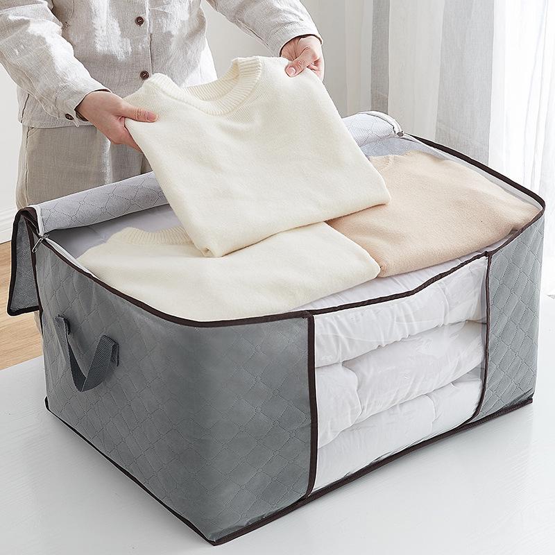 Extra Large Non-Woven Quilt Storage Bag with Thickened Design for Clothes Packing