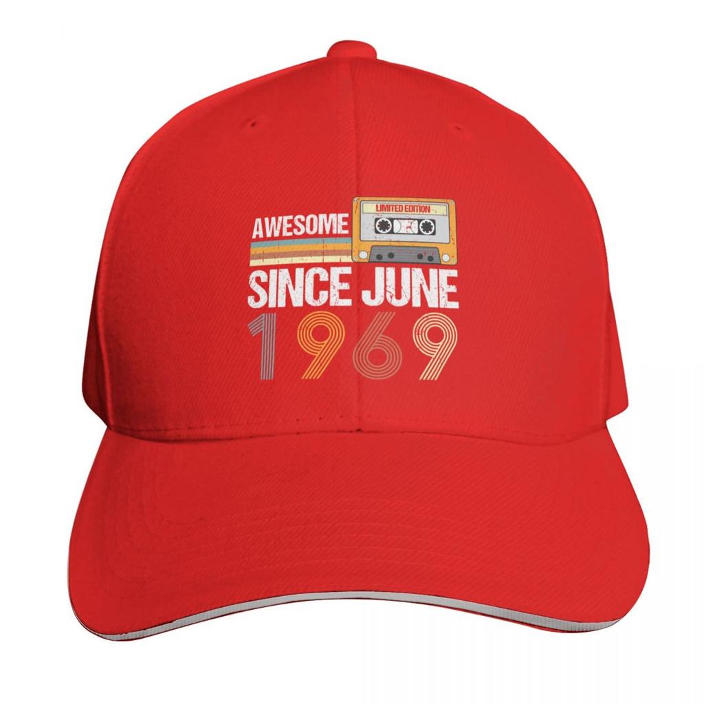 Awesome Since June  th birthday vintage June  Baseball Cap funny hat Ball Cap sun hat Baseball Unisex Womens
