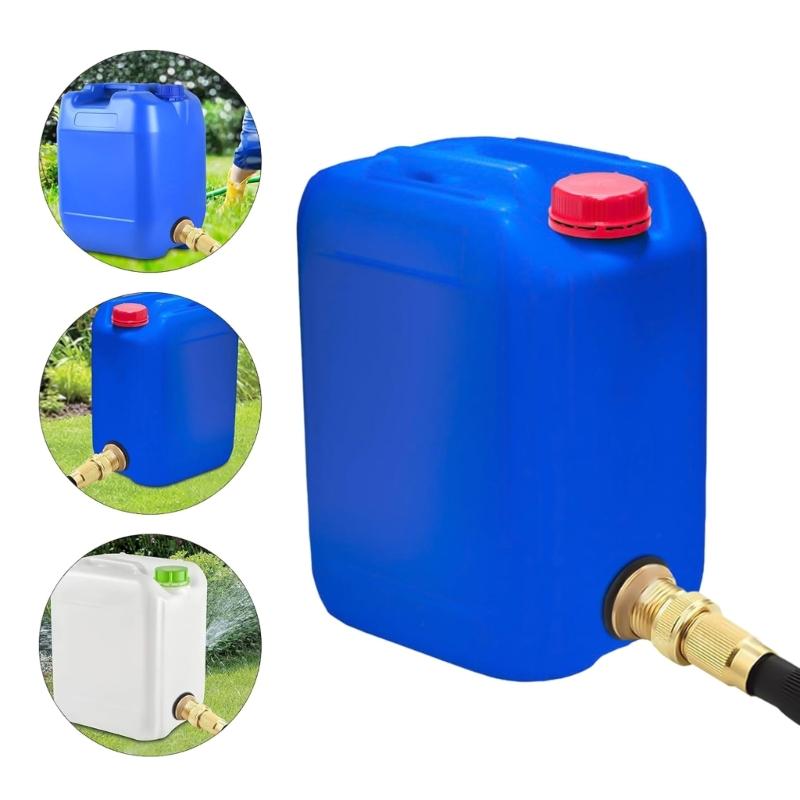 Solid Brass Bucket Connectors Set NPT Female and GHT Male Bathroom Accessory Kitchen Supplies for Water Tanks and Hoses