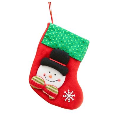 Xmas Elf Boot Shoes Bag Stocking Christmas Tree Decoration Hanging Candy Gift